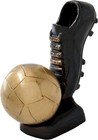 Brass Decorative Soccer Ball and Shoe Showpiece Durable Brass Showpiece Gift Pc