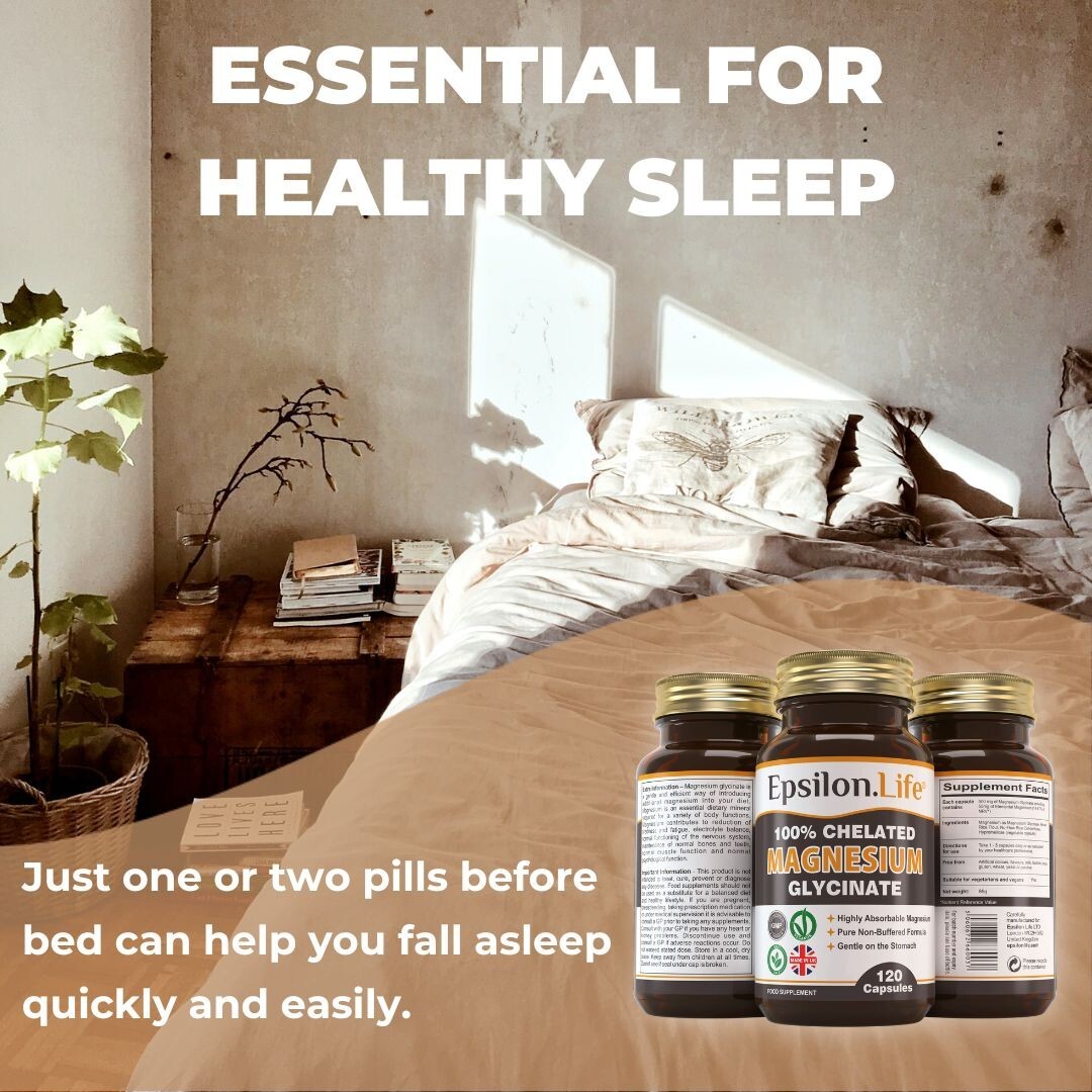 Pure Magnesium Glycinate Chelate Bisglycinate 120 Capsules No Fillers