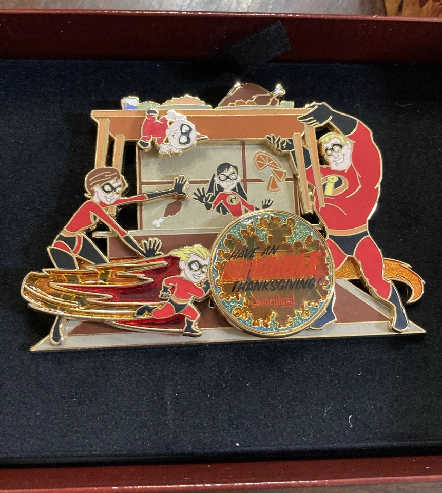 Disneyland 2007 Acción de Gracias Los Increíbles PIN GIGANTE EDICIÓN LIMITADA 500 Foto 3 de 4