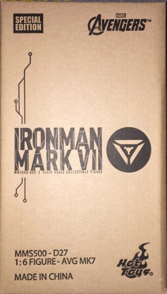 Nuevo Hot Toys MMS500D27 Avengers Iron Man Mark VII 7 Diecast Tony Special 1/6