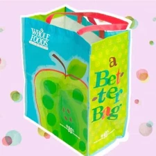Whole Foods Reusable Shopping Bag - Collectible Design - A Better Bag NWT