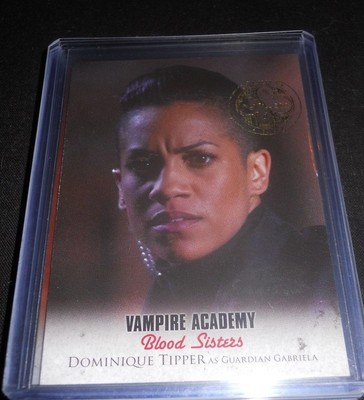 Vampire Academy Blood Sisters Movie Trading Card Parallel #8 Gold Stamped
