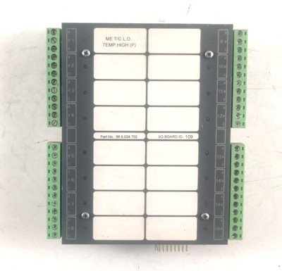 Praxis 98.6.034.702 ID 109 I/O Board Rev HA (W16922/011/HA)