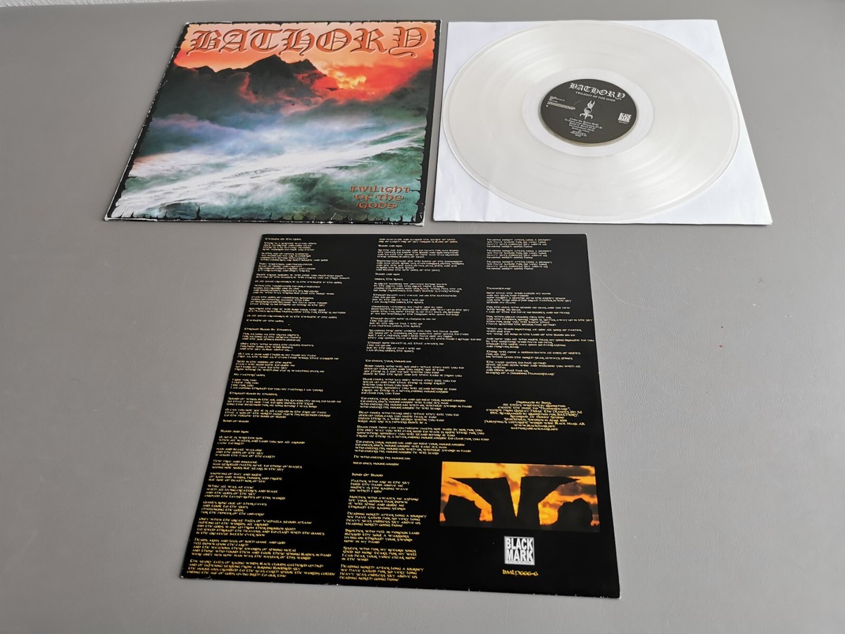 BATHORY limited clear Vinyl LP Twilight Of The Gods (2003