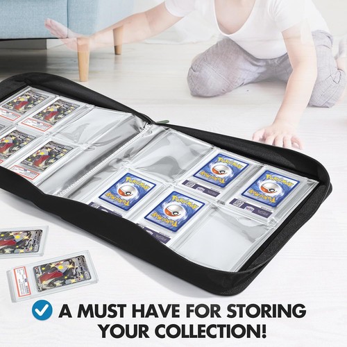 Graded Card Binder,60 PSA Slab Holder, 6 Pocket Card Storage Album Display Case - Picture 5 of 7