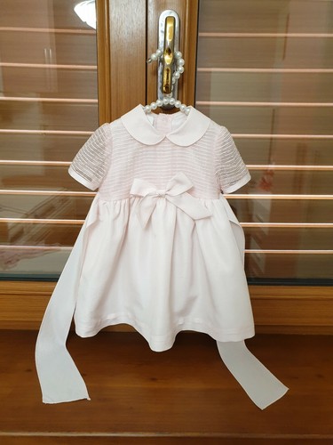 Abito Vestito Battesimo Bimba elegante Rosa | eBay