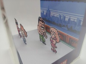 Mighty Final Fight NES Nintendo Video Game Shadow Box Diorama Cube