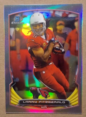 2014 Bowman Chrome LARRY FITZGERALD #88 Refractor Arizona Cardinals HOF 
