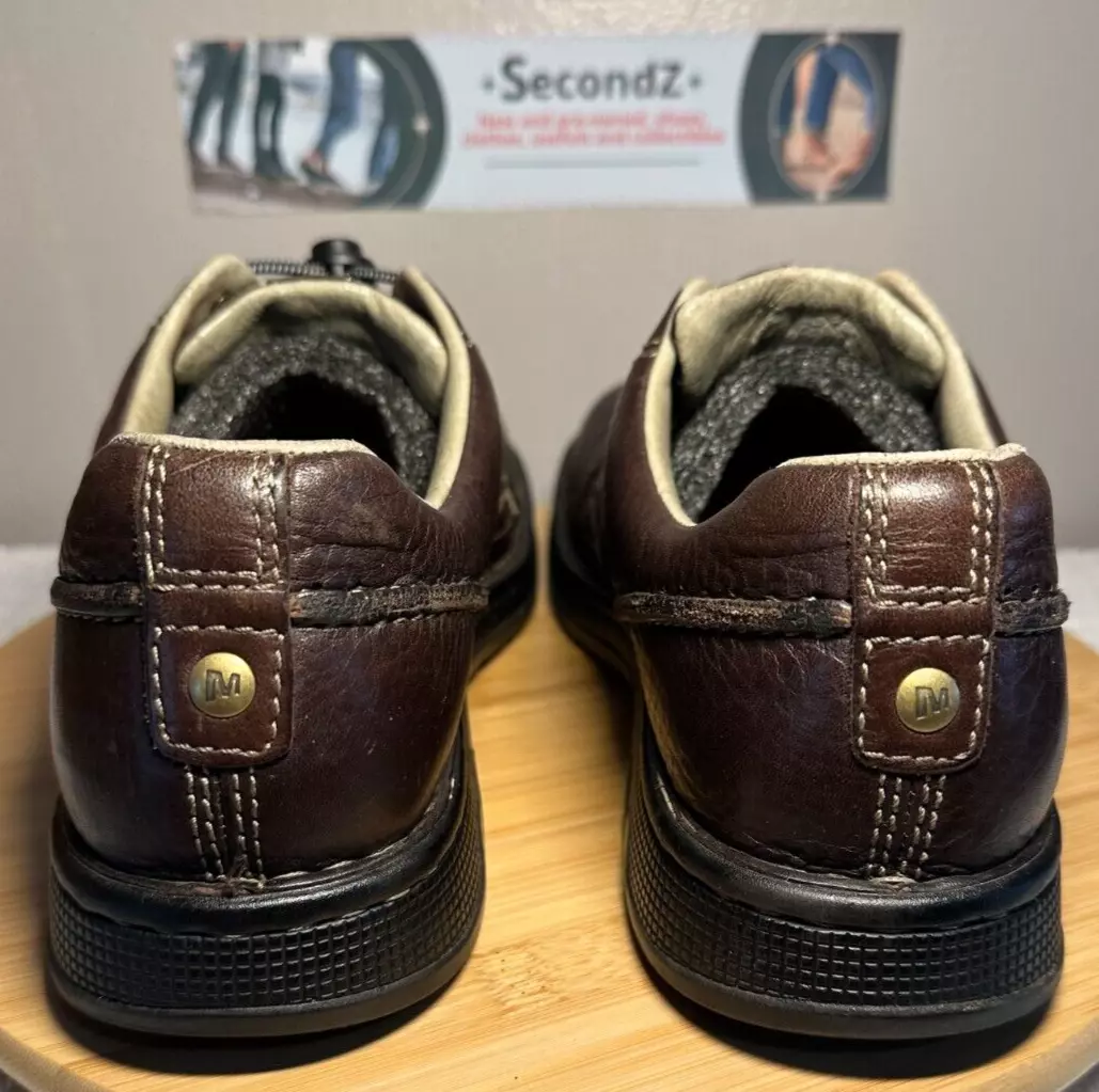 merrell stollen ortholite leather oxford shoes