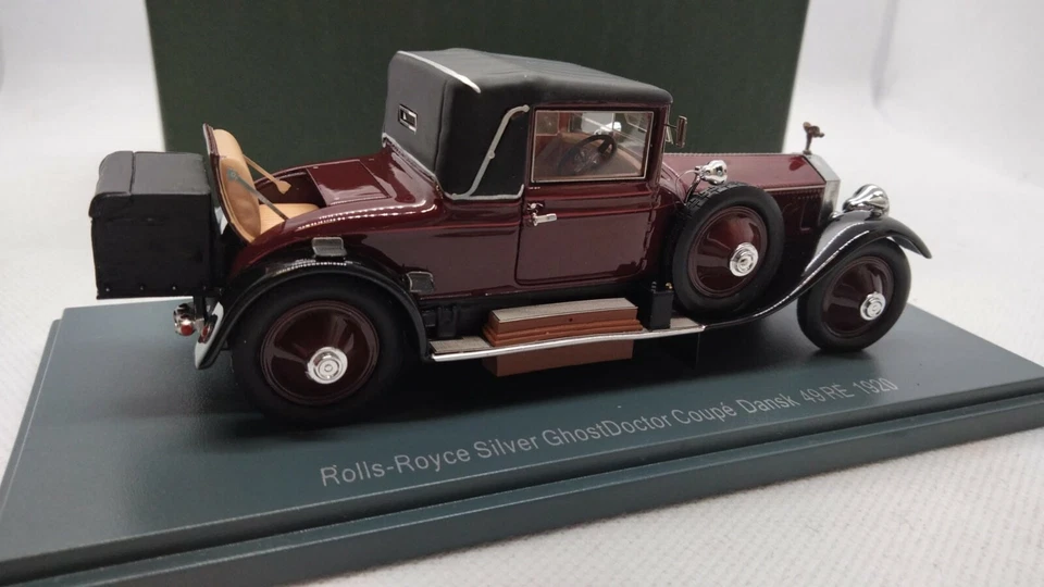 NEO SCALE MODELS ROLLS ROYCE SILVER GHOST DOCTOR COUPE' DANSK 1920 SCALA 1:43 - Immagine 4 di 4