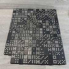 Vintage Dragon Dominoes by Halsam, Double Nine 133 Pieces