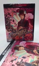 Wonka 4K Ultra HD Blu-ray + DIGITAL + SLIPCOVER Timothée Chalamet NEW SEALED
