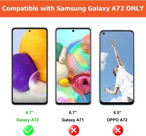 Protector de pantalla de vidrio templado 3 piezas para Samsung S21 fe S20 Plus A73 A72 - Imagen 13 de 31