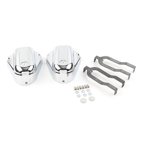 2 x Chroem Rear Axle Covers For Harley Softail FLSTC FLSTN FLS FXSTB - 第 2/5 張圖片