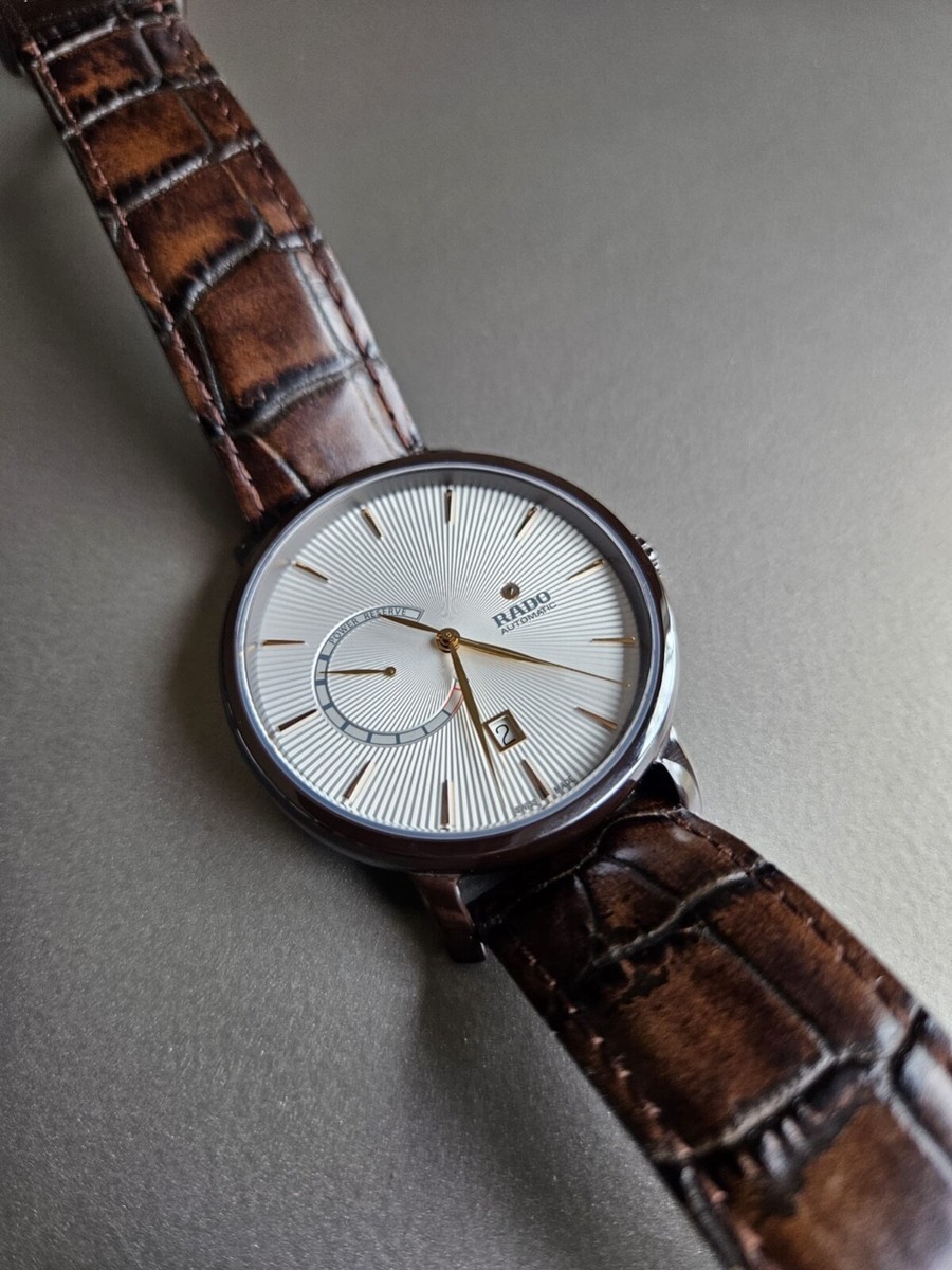 Rado DiaMaster Power Reserve Gunmetal PVD w/ 2 Straps & PVD