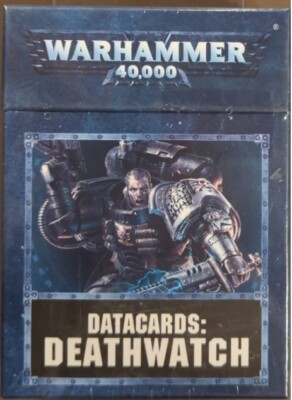 Warhammer 40k Datacards Death Watch Neu in OVP Sealed OOP