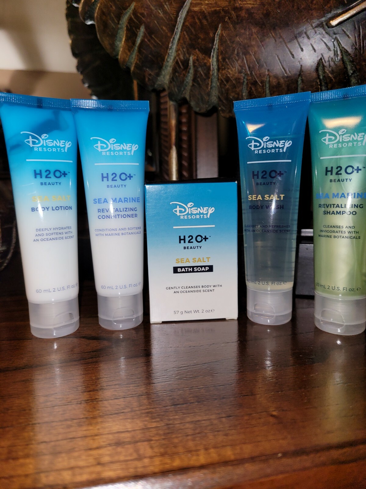Disney Lot of 6 Resorts H20+ Toiletries Shampoo Conditioner Body Wash