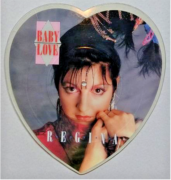 レジーナ　Baby Love　限定 UK盤 変形 ピクチャ盤 7”レコード REGINA / BABY LOVE 7 ”Picture Disc Color Vinyl Record