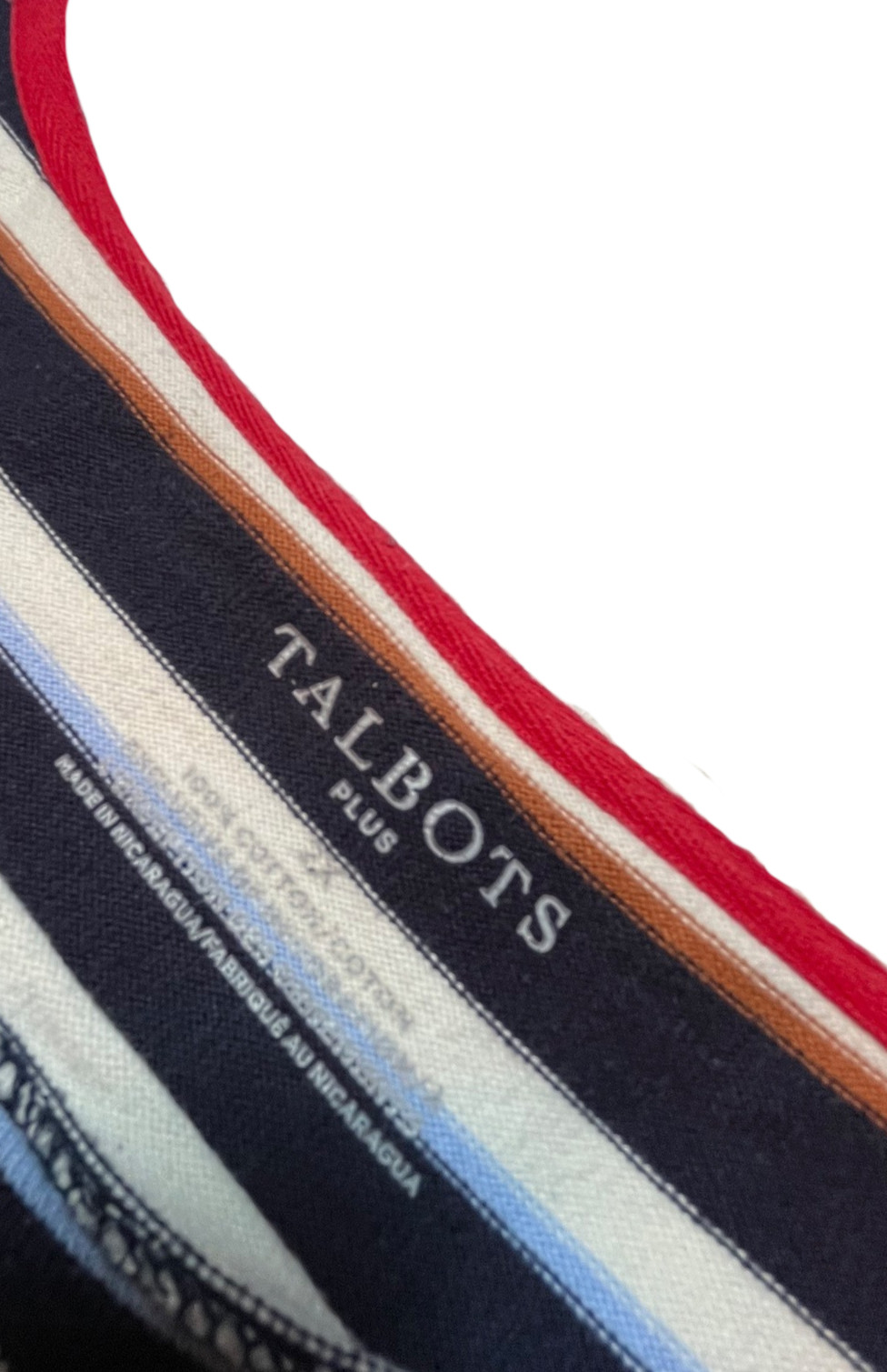 Authentic Talbots Tee Plus Size Multicolor Bayeux… - image 3