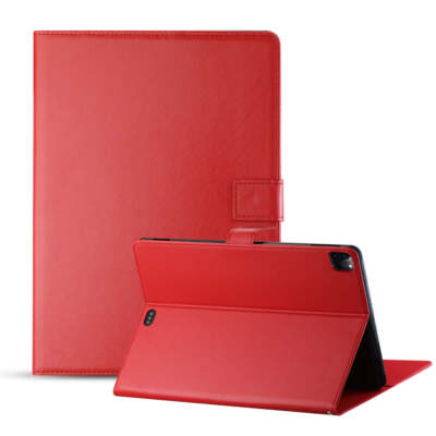 Reiko Leather Folio Cover Protective Case for 12.9'' iPad Pro in Red | MaxStrata