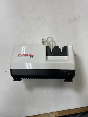 Electric Knife Sharpener Chef's Choice Model 310 Diamond Hone Clean Tested