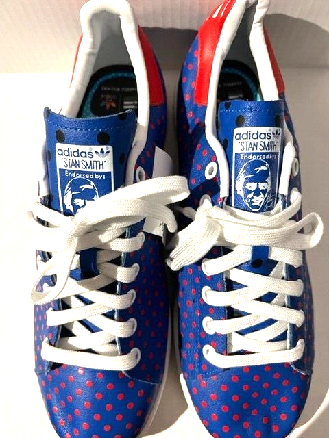 Size 9.5 - Pharrell x adidas Stan Smith Polka Dot for sale 