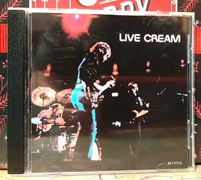 CREAM / LIVE CREAM CD (1970) ~ SLEEPY TIME TIME ~ SWEET WINE ~ ROLLIN & TUMBLIN'