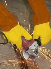 WELDING GLOVES FOR WOMEN & MEN HEAT RESISTANT, TOP GRAIN COWHIDE Leather