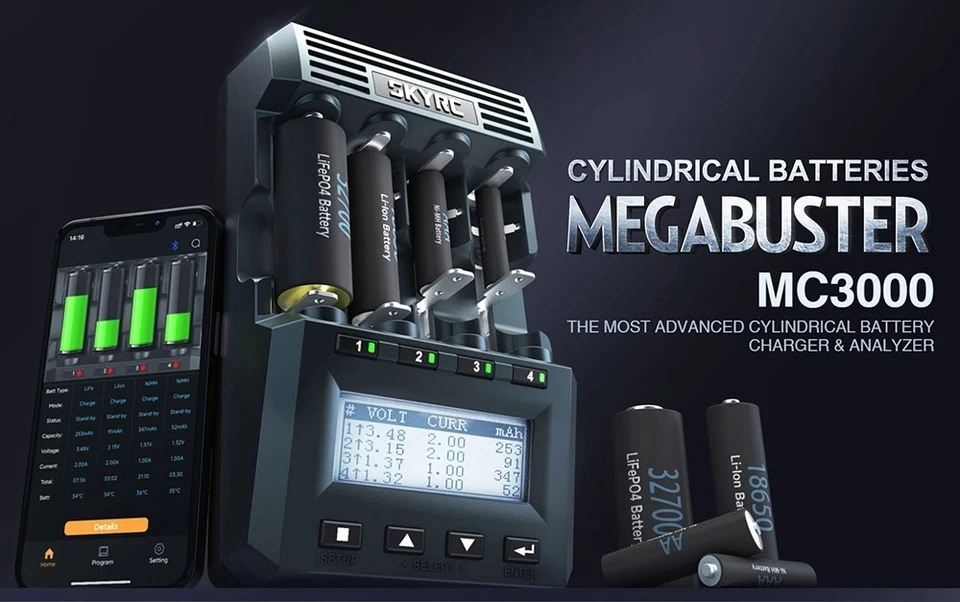 SKYRC MC3000 / NC2500 Pro / NC2200 Smart Batterieladegerät Nimh NiCd Universal - Bild 3 von 4