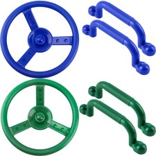6 Pcs Playground Accessories Swingset Steering Wheel Plastic Priate Ship Stee...
