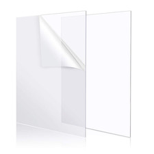 8" X 12" Clear Acrylic Sheet Plexiglass Plastic Sheet for Crafts  Transparent A
