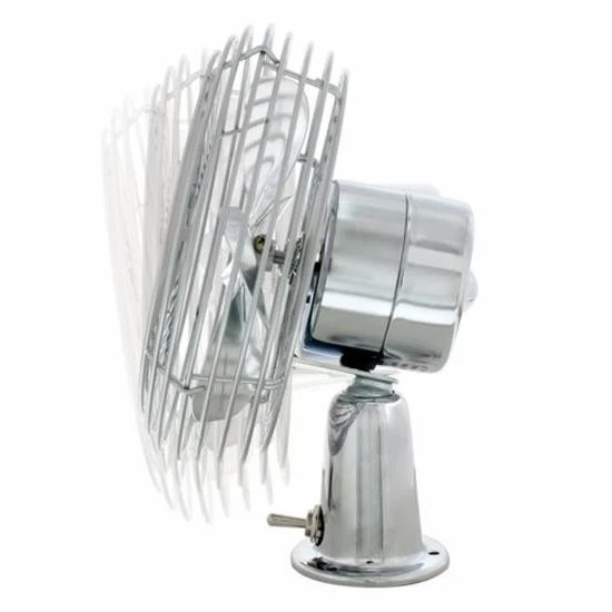 Ventilador United Pacific 40848 Cromo 6" Todo Metal Resistente, 12v Foto 3 de 4