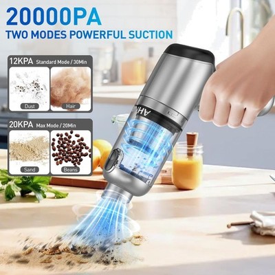 Handheld Car Vacuum Cleaner Cordless with Brushless Motor, 20000PA High Power...