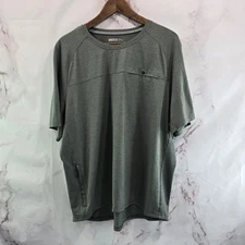 REI Co Op T Shirt Mens XL Green Active Pursuits Short Sleeve Pocket Hiking Tech