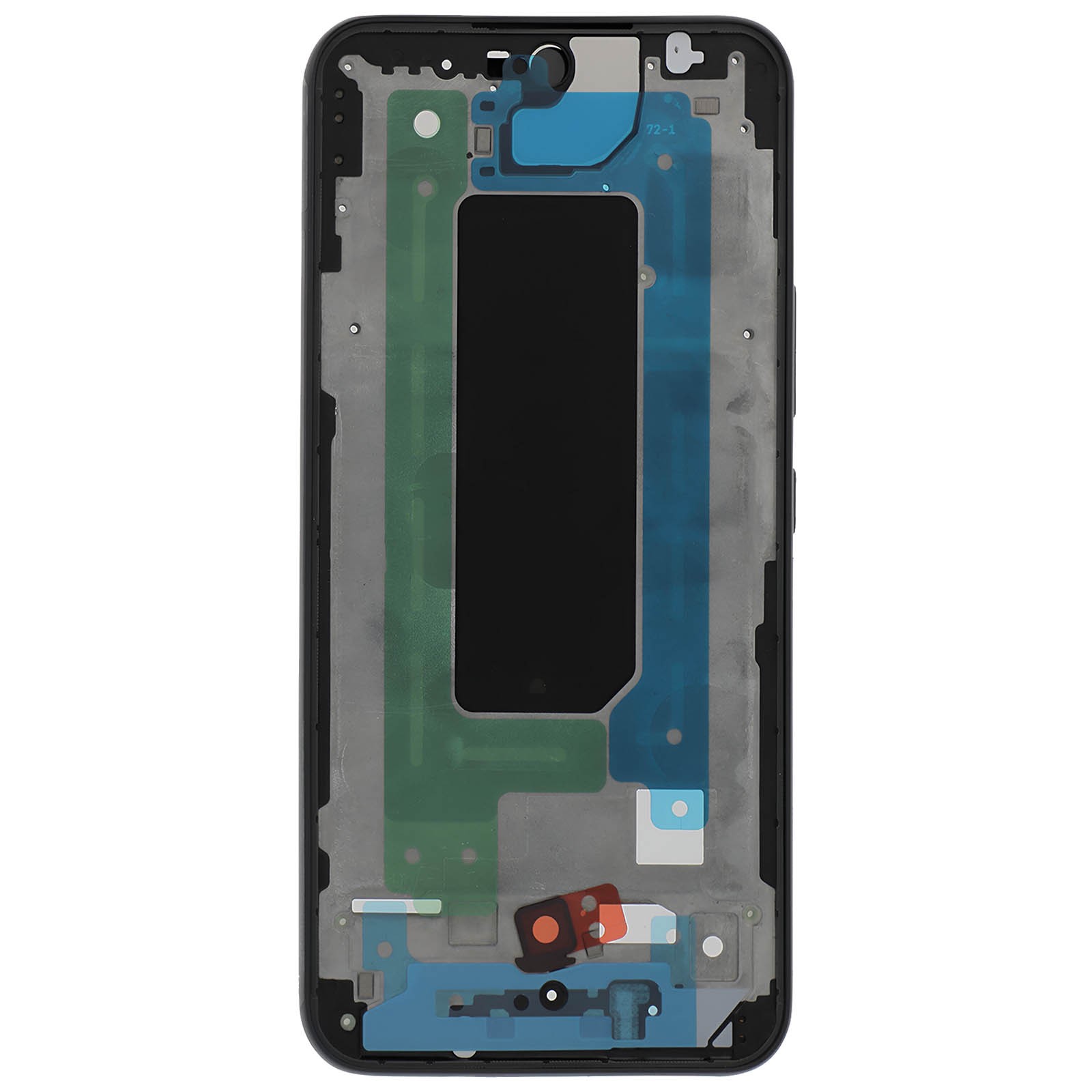 Châssis central Samsung Galaxy A54 5G noir pour remplacer le support d'écran cassé