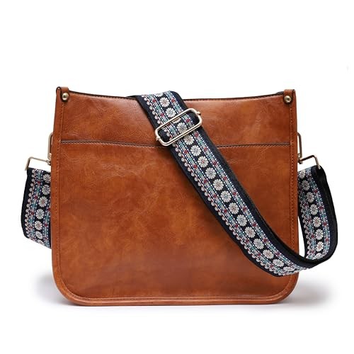 Canvas Crossbody Strap for Handbags - Wide Adjustable Shoulder Strap 