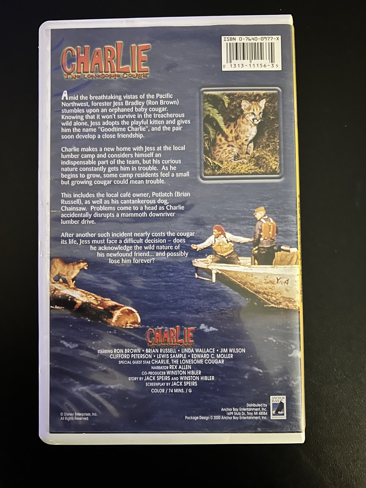 Charlie the Lonesome Cougar (VHS, 2000) thumbnail 3