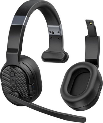 Trucker Bluetooth Headset, Wireless Headsets with Noise Cancelling Micr