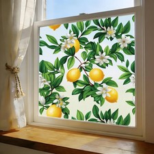 Frosted Glass Window Film, Decorative Sun Heat Blocking,Anti UV Save Energy