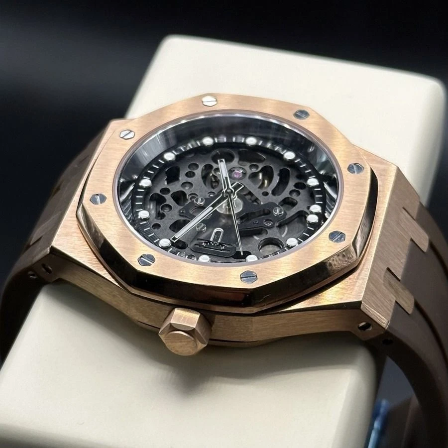 Seikmod Bronze Skeleton Aut | Sapphire | NH35 | Open Heart - Image 2 of 3