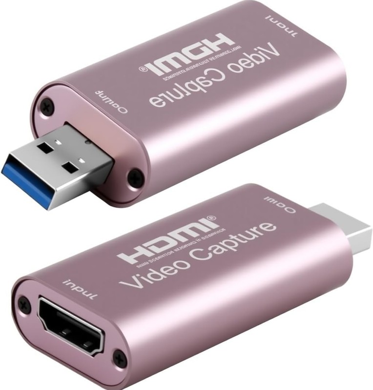 High-Quality 4K/1080p Video Capture Card - Perfect for Online Teaching & Gaming