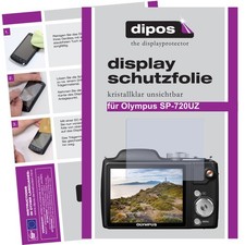 2x Protective Film for Olympus SP-720 UZ Clear Screen Protector Display