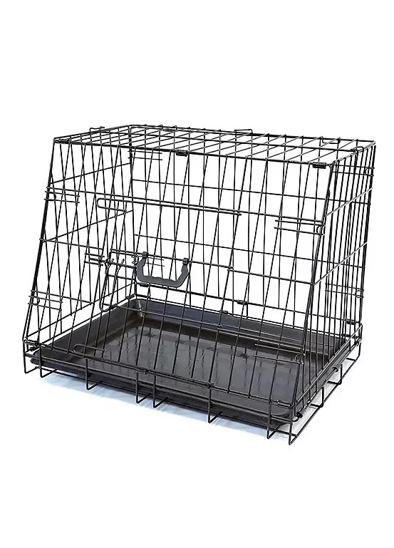 Streetwize Small 24' Collapsible Slanted Car Boot Dog Puppy Crate Cage SWPET17