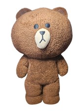 GUND LINE Friends Brown Stuffed Animal Bear Standing Plush Toy 15"