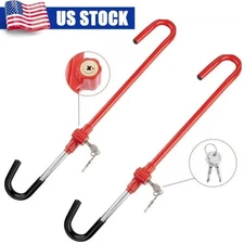 2 PCS Steering Wheel Brake Lock, Vehicle Anti-Theft Security Brake Pedal Lock⭐⭐
