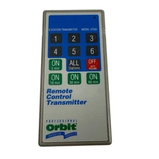Orbit 57555 Remote Control Transmitter 6 Station Sprinkler Water Lawn Controller