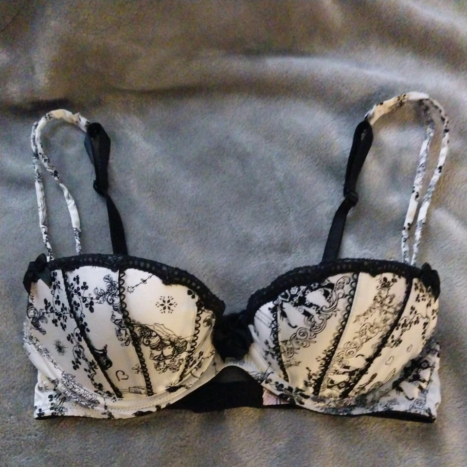 Victoria's Secret сексуальный маленькие вещи балконет бюстгальтер фея туалет EUC 32C - Изображение 2 из 4