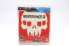 PlayStation 3 PS3 Resistance 3 Brand New Factory Sealed Y-Fold Black Label BL