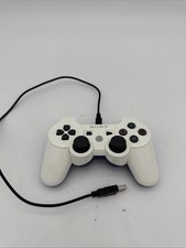 Powerextra PS-3 Controller Wireless White Play-Station 3 Rechargeable