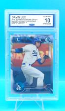 GAVIN LUX - 2016 Bowman Draft Chrome #BDC67 Refractor RC - CCG GEM MINT 10